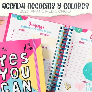 Half-Officio Colors Business Agenda 2023 / PDF / PRINTABLE / DIGITAL /