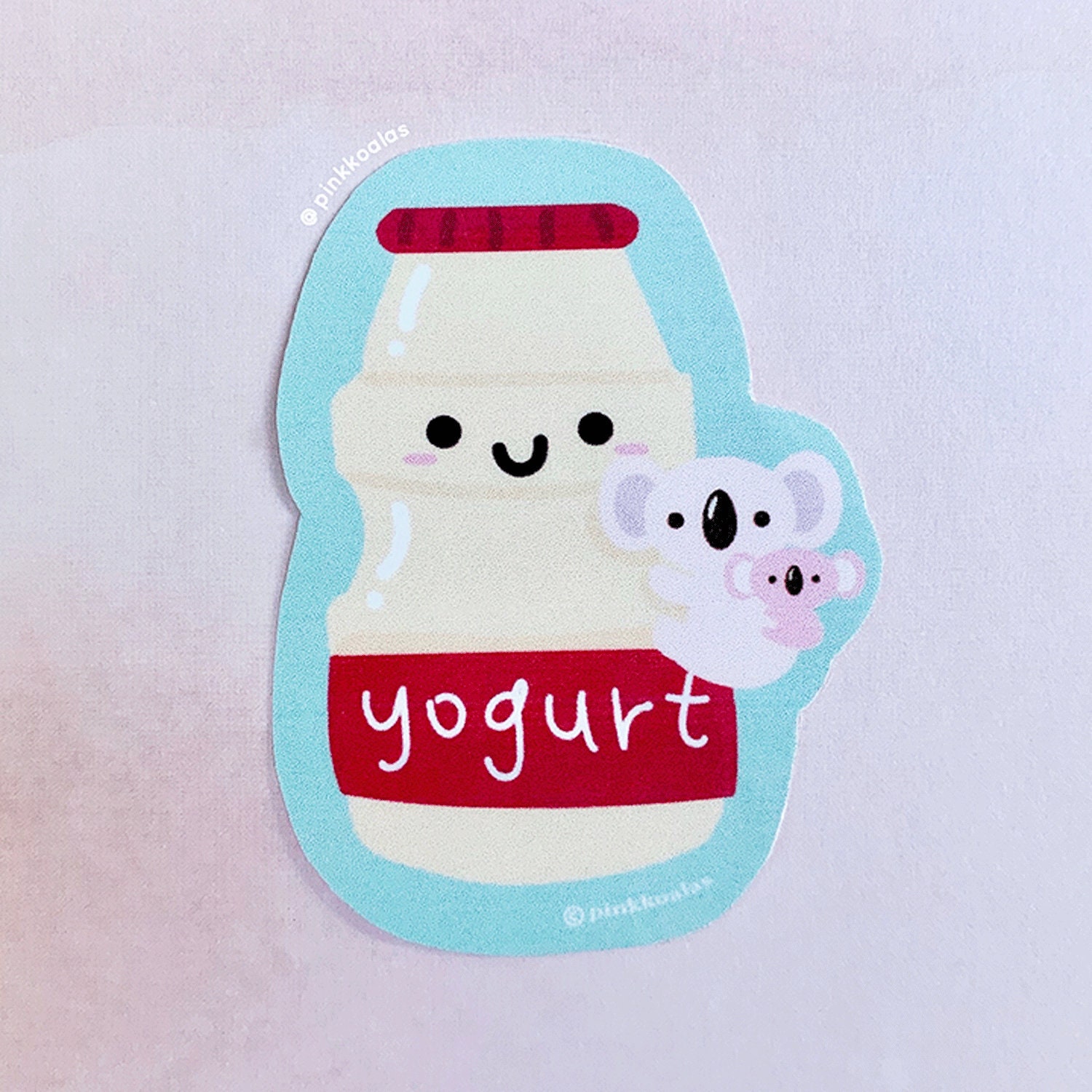 Yogurt drink stickers kawaii yakult die cut sticker cute Etsy