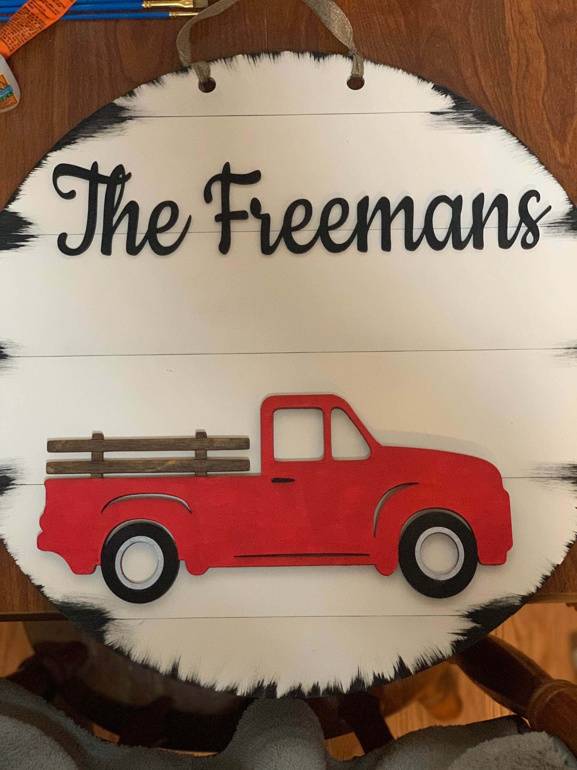 Interchangeable Vintage Truck Sign Etsy
