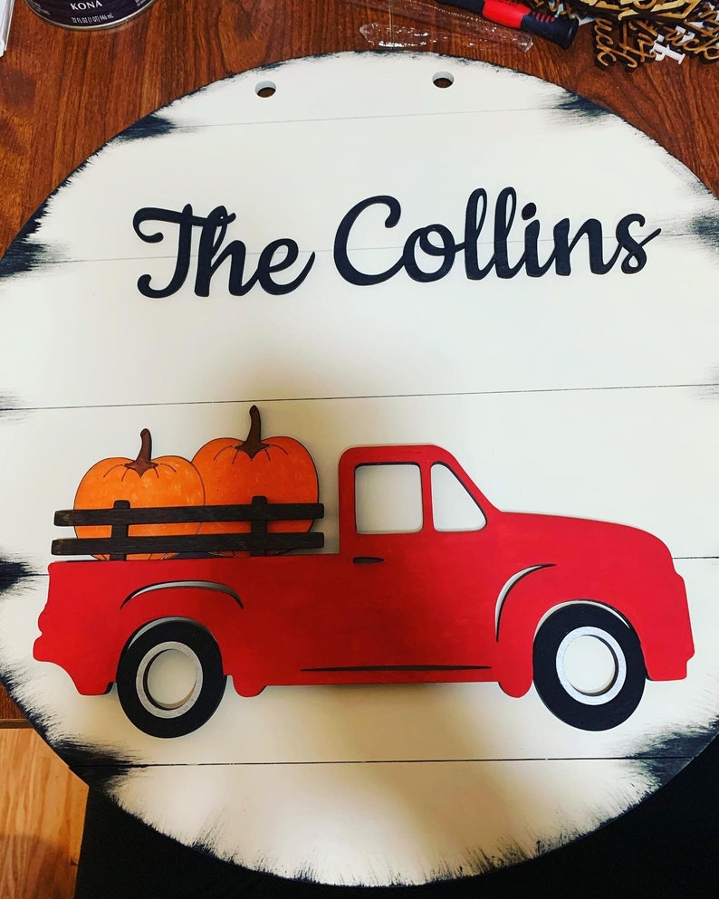 Interchangeable Vintage Truck Sign Etsy