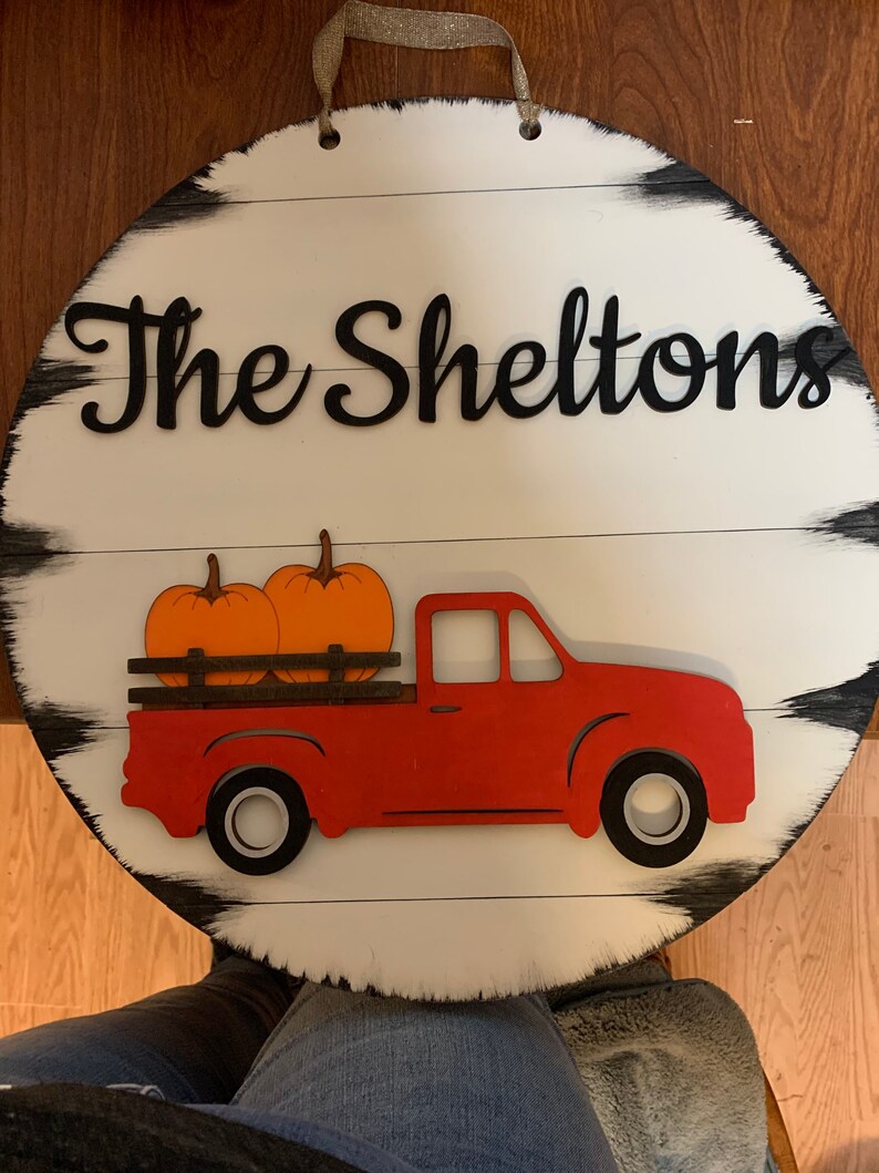 Interchangeable Vintage Truck Sign Etsy