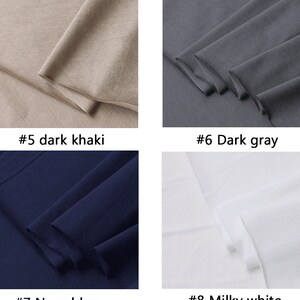 Summer T-shirt Fabric, Cotton Knitted Fabric, Sweat-Absorbent And Breathable Fabric, By The Half Yard image 4