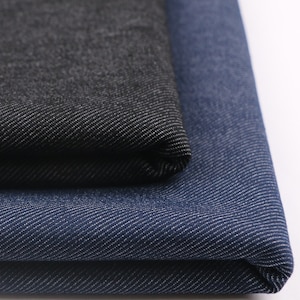 Twill knitted denim fabric, four-sided stretch denim fabric, thick denim fabric, By The Yard