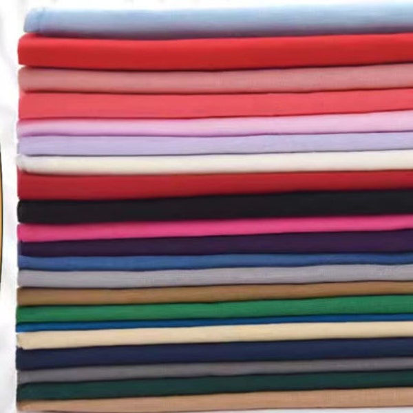 Lining Fabric,100% Cotton Lining, Dress Lining, Coat Lining Fabric, Apparel Lining, Soft Cotton Fabric, Antistatic Fabric, By The Half Yard