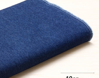 Washed Thick Denim Fabric, 10oz Cotton Twill Denim, Clothing Design Denim,By The Half Yard
