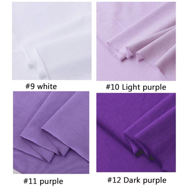 Summer T-shirt Fabric, Cotton Knitted Fabric, Sweat-Absorbent And Breathable Fabric, By The Half Yard image 5