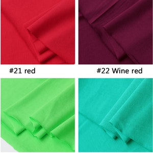 Summer T-shirt Fabric, Cotton Knitted Fabric, Sweat-Absorbent And Breathable Fabric, By The Half Yard image 8