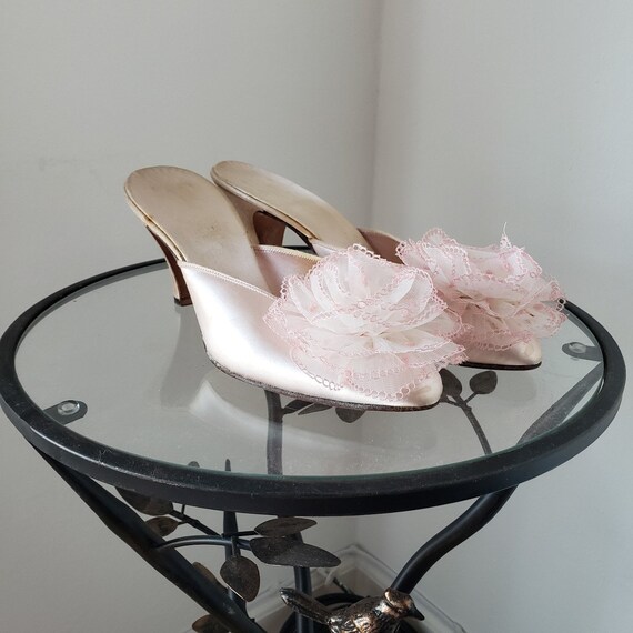 1950s/1960s Pink Satin Daniel Green Boudoir Bedroo