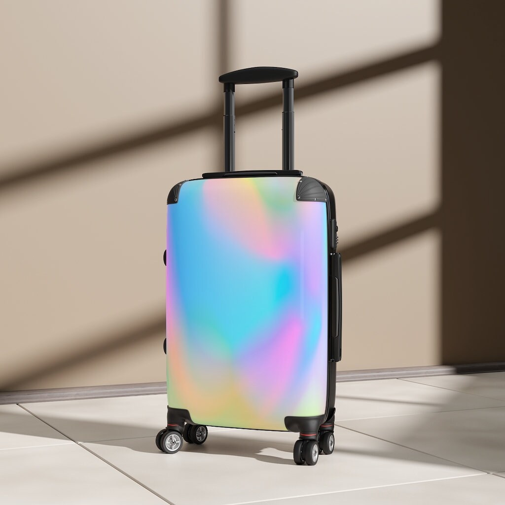 Pastel Rainbow Suitcases - Etsy