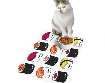 Sushi Pet Food Mat (12x18)