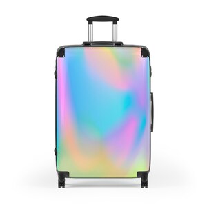 Pastel Rainbow Suitcases