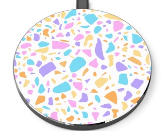 Pastel Terrazzo Wireless Charger