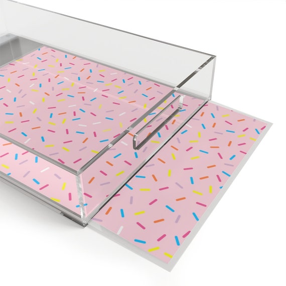 Sprinkles Acrylic Serving Tray Etsy
