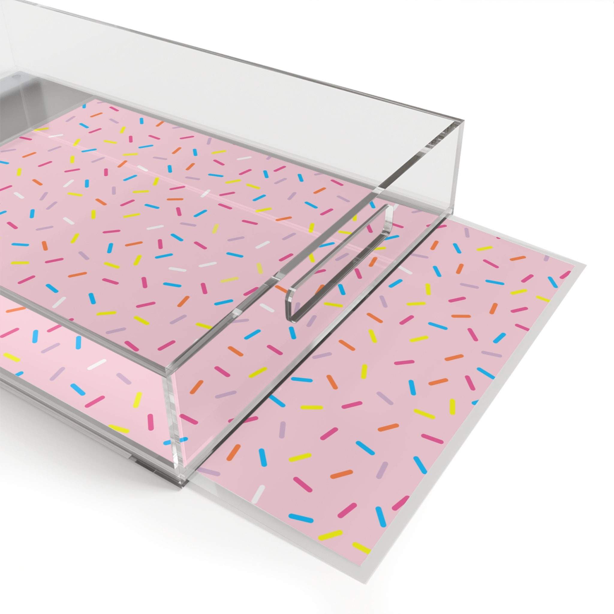 Sayulita Pink Acrylic Tray  Geometric Living – geometric living