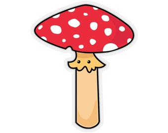 Mushroom Stickers (Glossy)
