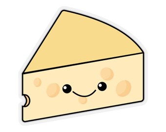 Swiss Cheese Stickers (Glossy)