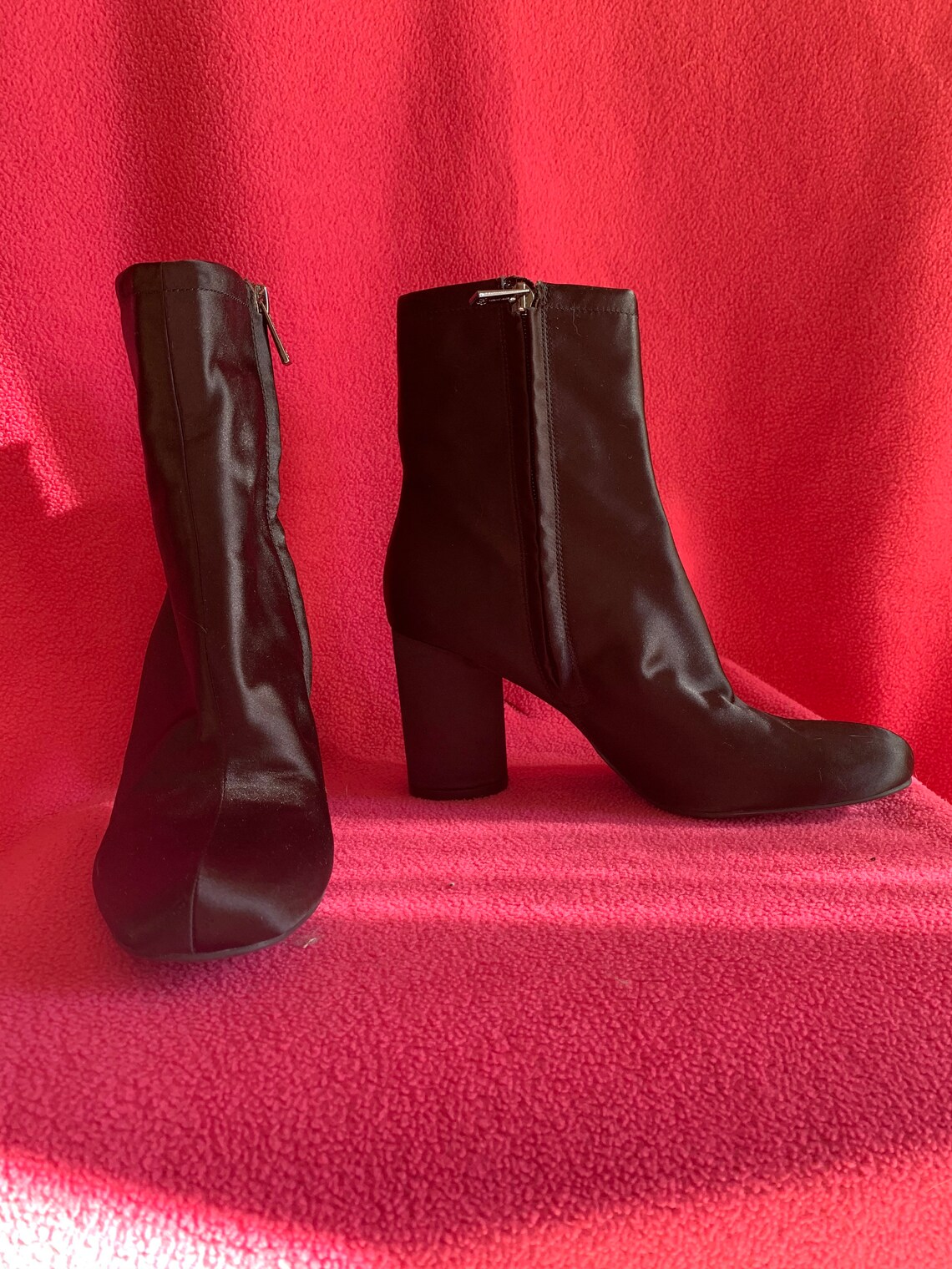 jessica simpson black high heel boots