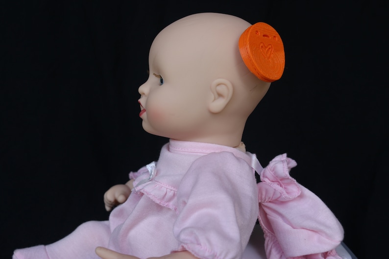 2 Included Off the Ear Cochlear Implant Replica Magnets for Dolls