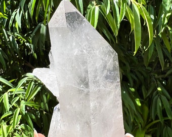 Natural Quartz Crystal Cluster Point, Mined Crystal Cluster,  with Self Healing, Reiki