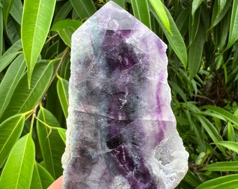 Beautiful Rainbow Fluorite Slab Reiki Crystal, Rainbow Fluorite Slab, Self Standing Crystal