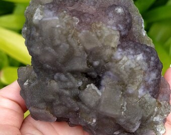 Gem Quality Purple Fluorite with Barite