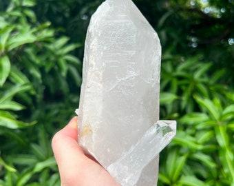 Natural Quartz Crystal Cluster Point, Mined Crystal Cluster,  with Self Healing, Reiki
