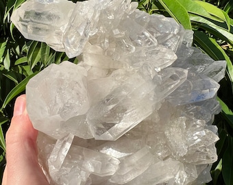 Huge High Quality Raw Quartz Cluster, Crystal Decor, Mined Crystal From Brazil