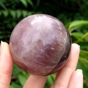 Purple Fluorite Crystal Sphere