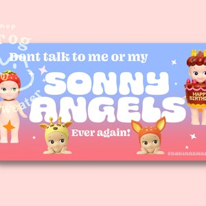 Naklejka na zderzak Little Angels | Naklejka na zderzak Kewpie Baby Sonny Angels | Zabawna naklejka na zderzak samochodu Kawaii Cute Car Decal