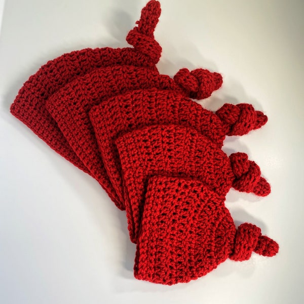 Crochet Top Knot Hat PATTERN