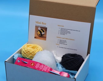 Mini Bee Crochet Kit