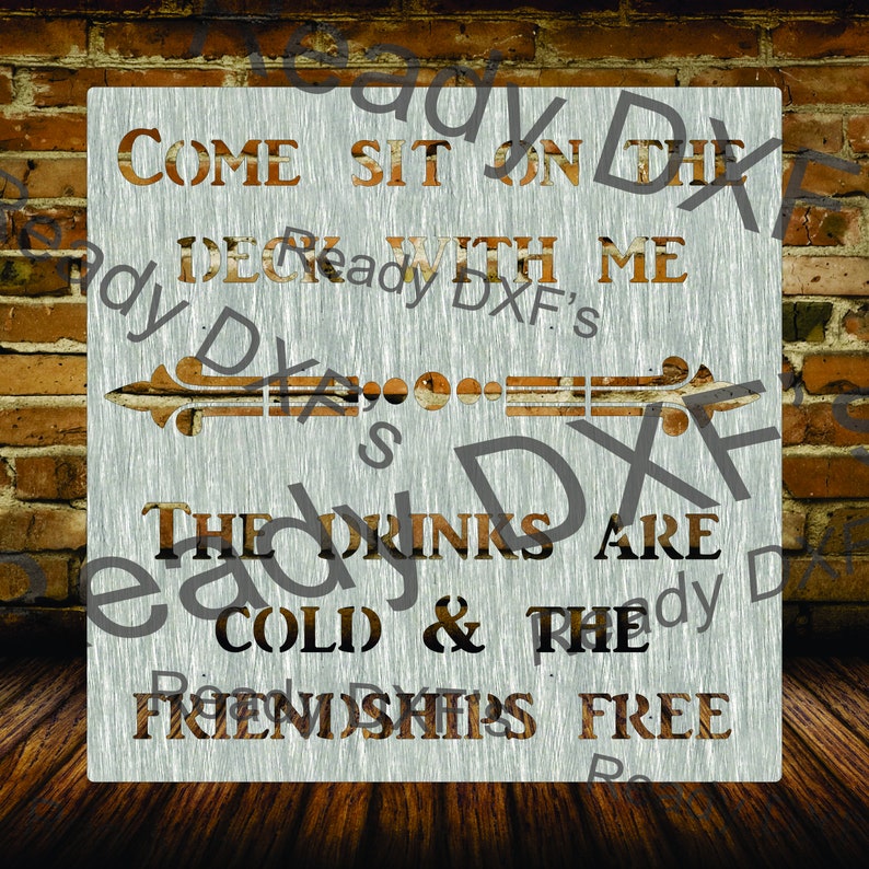 Come Sit On The Porch With Me - The Drinks Are Cold And The Friendship