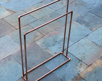 Copper Towel Rack / Clothing Hanger / Retail Display / Wedding Stand -- Local Pick-up or Delivery Only