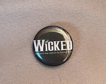 Botón trasero del pin Wicked Musical