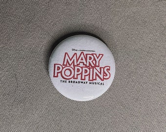 Botón trasero del pin musical Mary Poppins