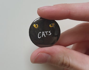 Cats Musical pin back button