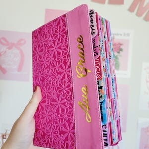 Personalized NIV Adventure Bible: Pink Leathersoft, Laminated Tabs