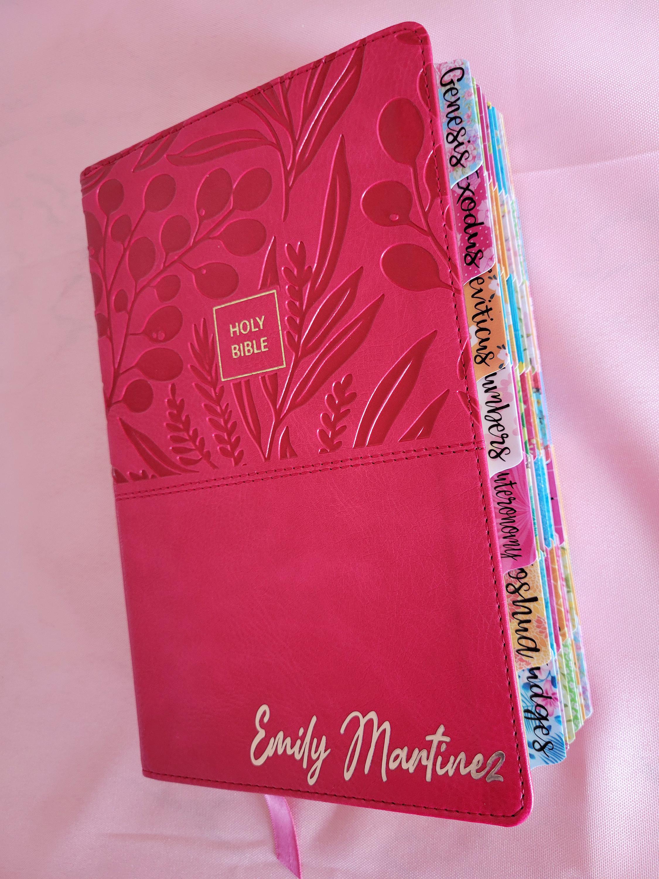 Personalized NKJV Purple Bible: Large Print, Leathersoft