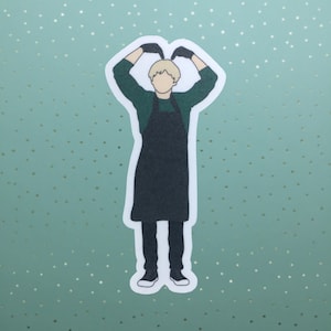 Heart Yoongi Sticker - BTS Sticker - Süße Sticker - K-Pop Sticker - Matte Sticker - Min Yoongi - BTS Suga