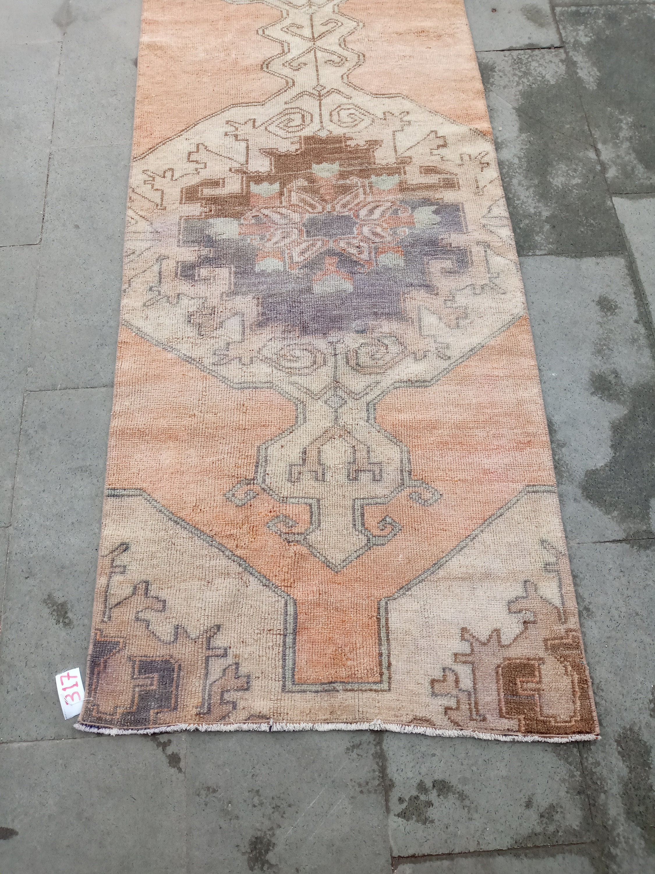 2'6x9'4.ft/free Shipping Rug Runner Rug Runnermuted Etsy