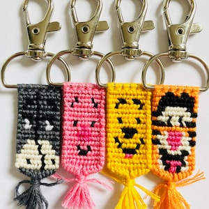 Handmade Winnie the Pooh Keychains // handmade friendship winnie the pooh eeyore piglet tigger animals hundred acre wood keychains