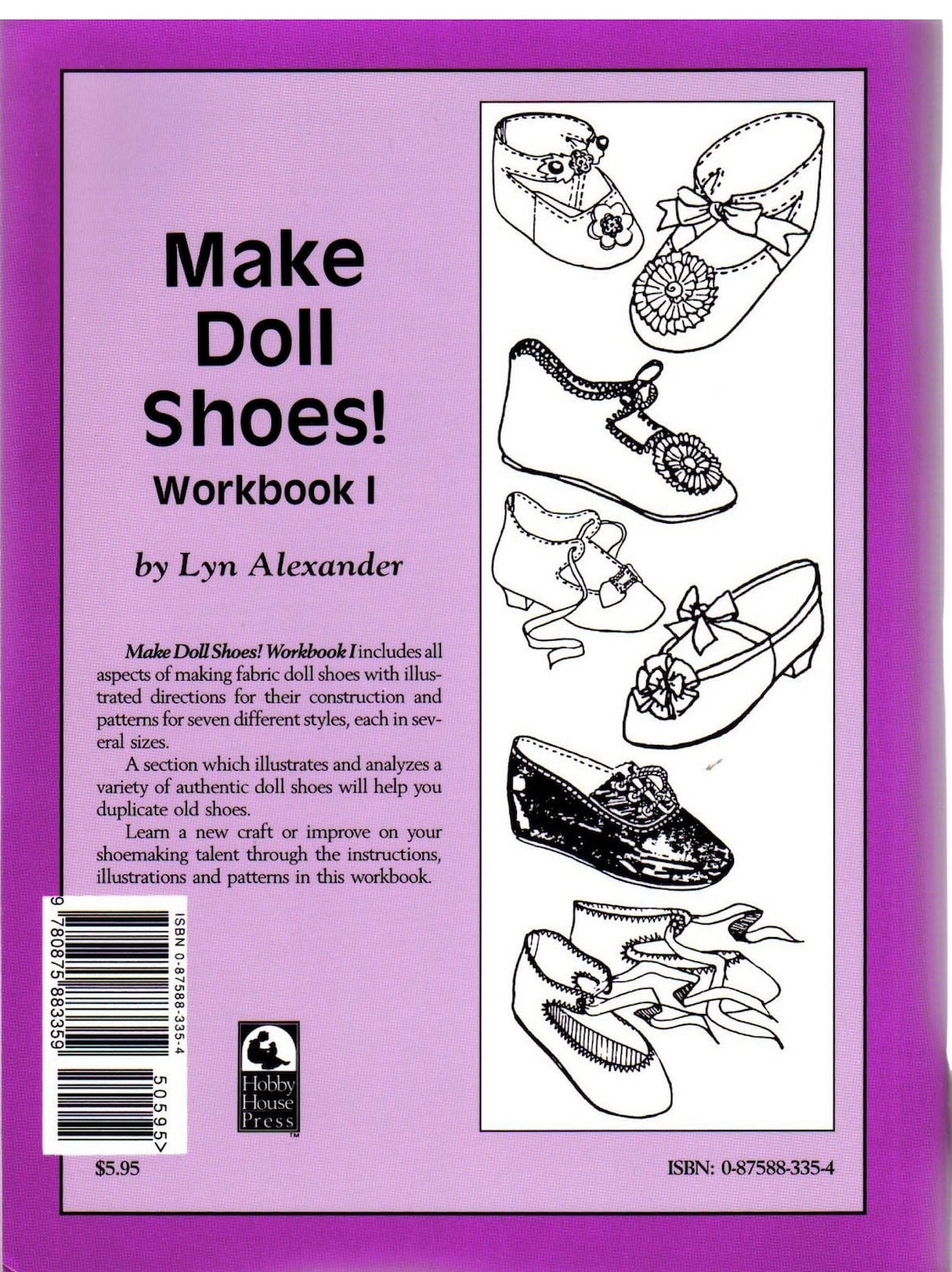 Make Doll Shoes Workbook 1 Etsy