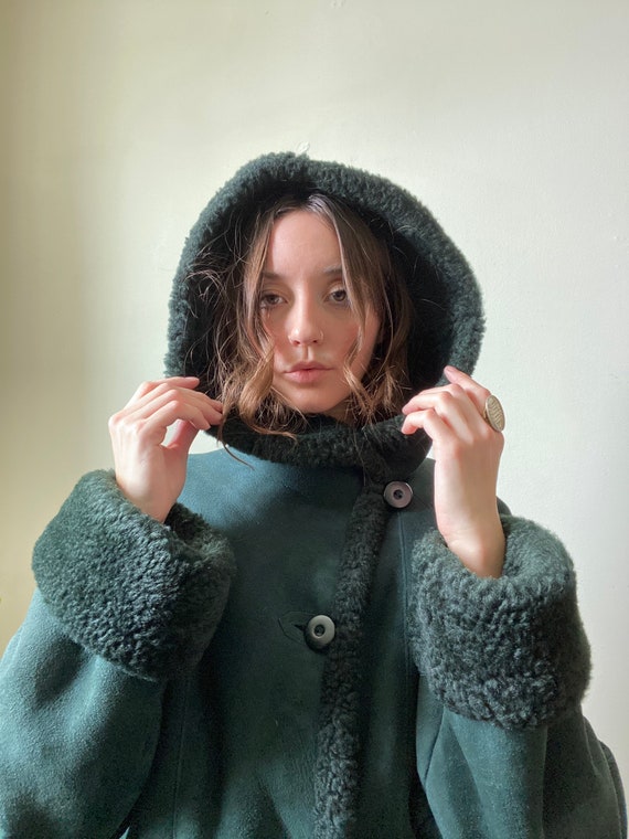 1960’s Bloomingdale’s Hooded Sherpa Coat