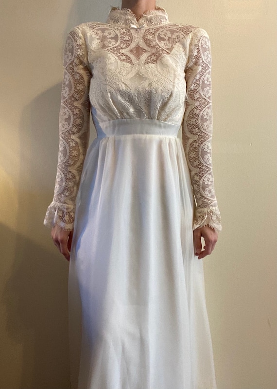 Petite Lace Wedding Gown