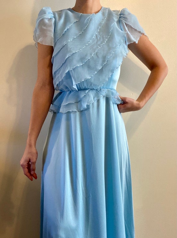 Satin Layered Gown