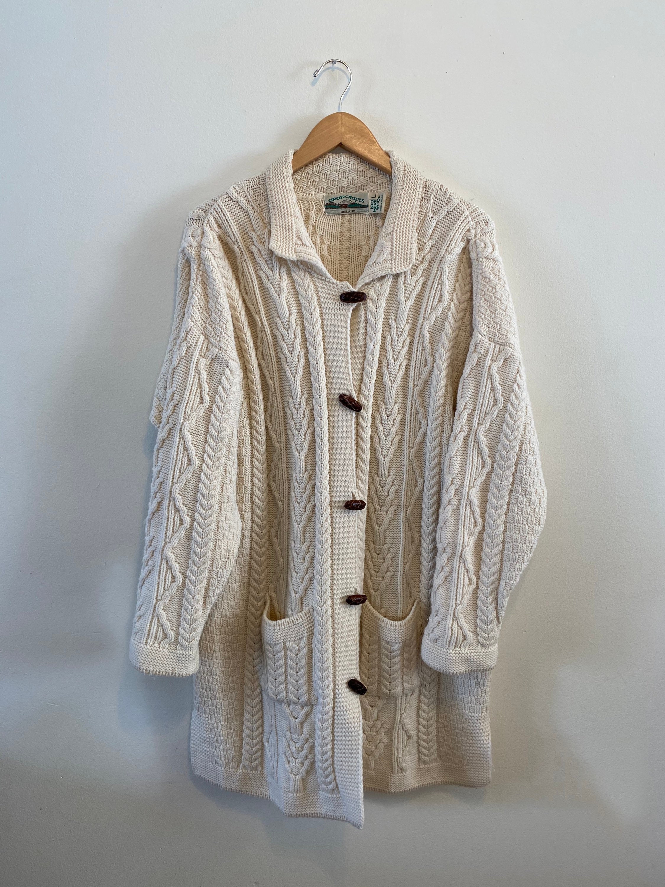 Suéter de cárdigan de lana Merino Etsy