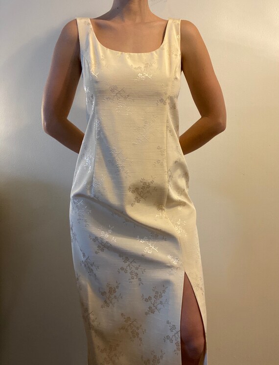 Oriental Slit Full Length Dress