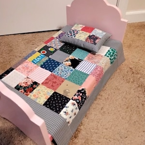 Patchwork Doll Quilt & Pillow