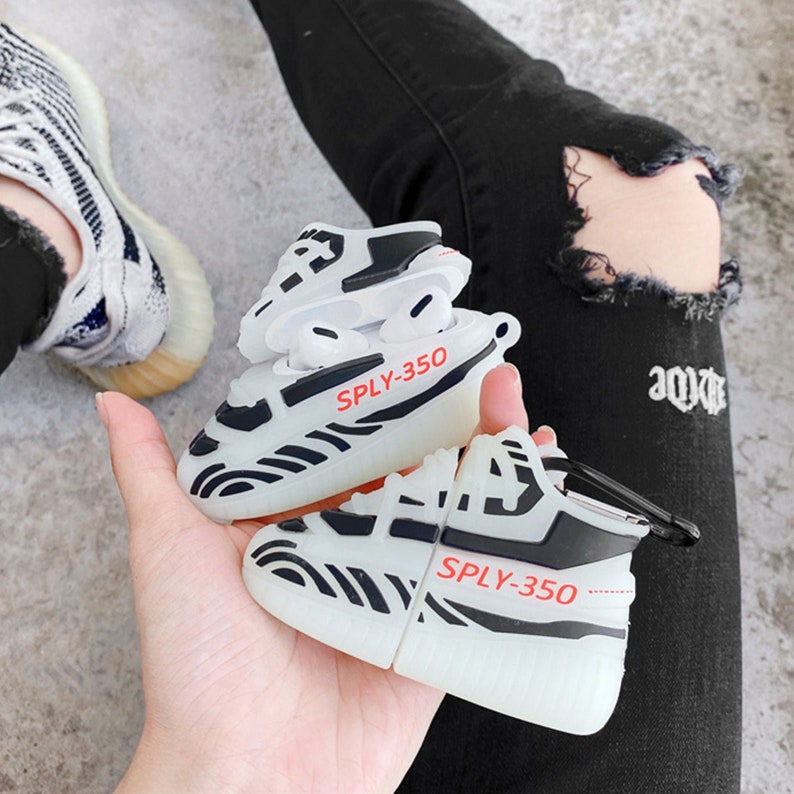 Yeezy Inspired Sneaker Airpod case with keychain included Etsy