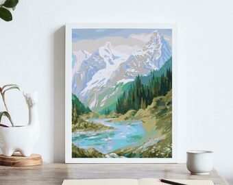 Paint By Number Kit Etsy